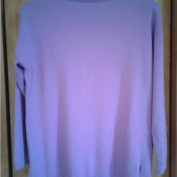 Lilac Purple Talbots Sweater-in like new condition - Picture 2 of 6